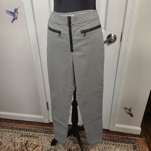 ​Urban Outfitters Susie Gingham Zipper High Rise Pants 6 Dark Academia Y2K